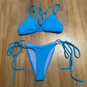 Blue One One swimwear Bikini Set